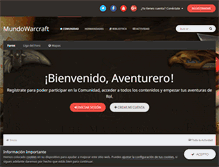 Tablet Screenshot of mundowarcraft.com
